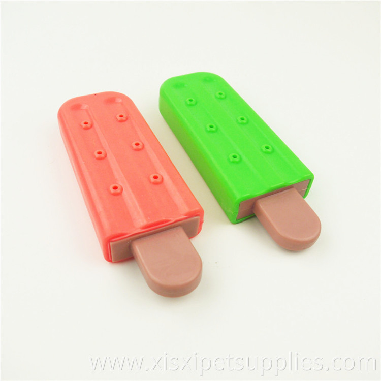 Pet Durable Rubber Toy Ice Cream Rubber Dog Toy